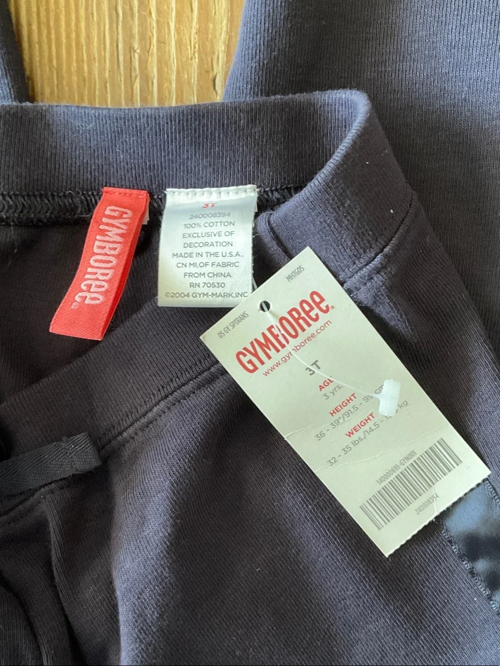 Gymboree Navy Blue Kids Jogger Pants with Satin Side Stripe capris length